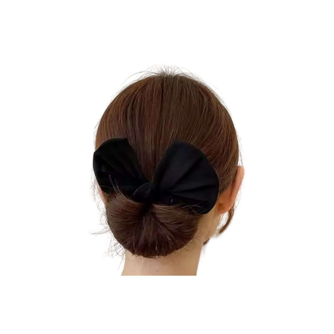 Noeud Noir Pour Chignon 