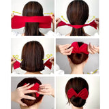 Noeud Noir Pour Chignon 