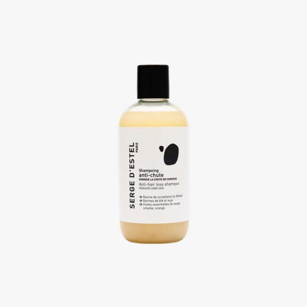 Shampooing anti-chute de Sergio D'Estel pour cheveux forts et sains, 250 ml, solution anti-chute.